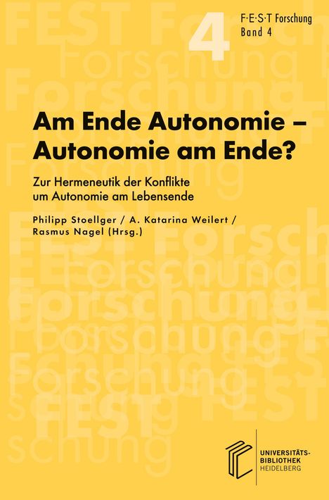 Am Ende Autonomie - Autonomie am Ende?, Buch