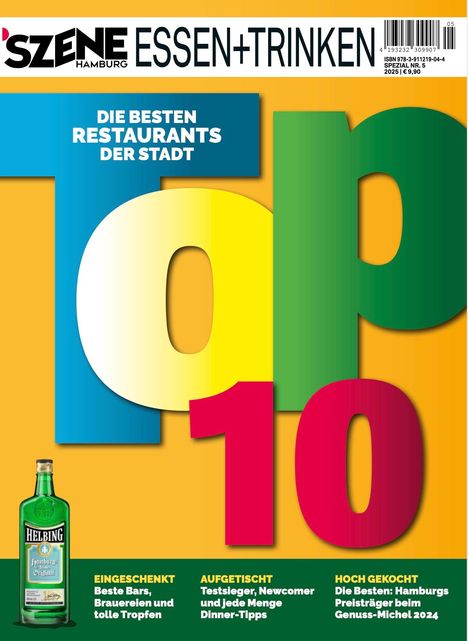 SZENE HAMBURG ESSEN + TRINKEN TOP TEN 2024/2025, Buch