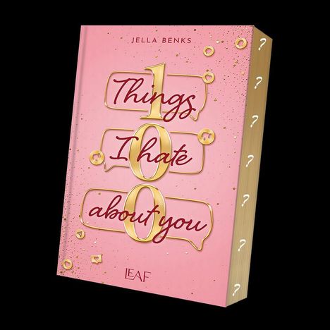 Jella Benks: 100 Things I Hate About You, Buch