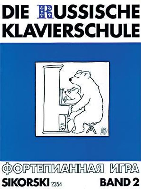 Die Russische Klavierschule 2, Noten