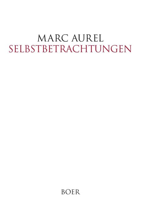 Marc Aurel: Selbstbetrachtungen, Buch