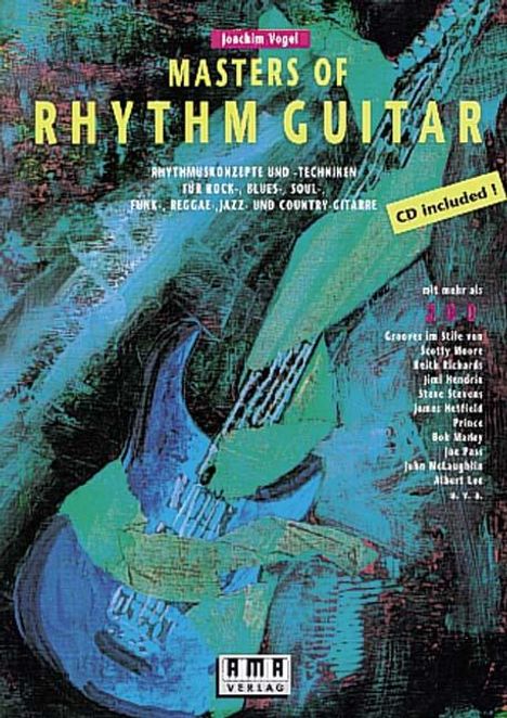 Masters of Rhythm Guitar. Mit CD, Noten