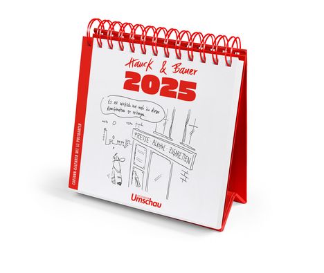 Dominik Bauer: Hauck &amp; Bauer Postkartenkalender 2025, Kalender