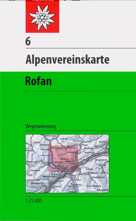 DAV Alpenvereinskarte 06 Rofan 1 : 25 000, Karten