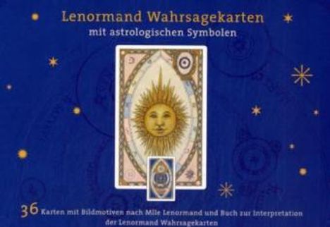 Hildegard Leiding: Lenormand Wahrsagekarten Set, Diverse