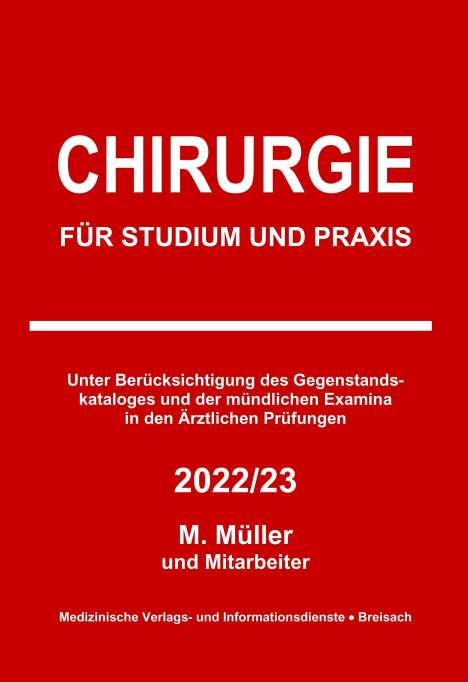 Markus Müller: Chirurgie, Buch