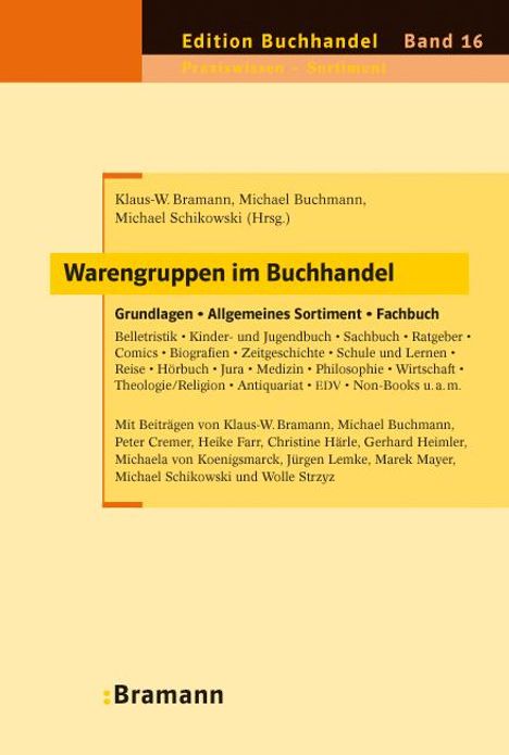 Klaus-W. Bramann: Warengruppen im Buchhandel, Buch