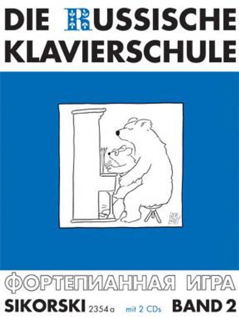 Die Russische Klavierschule 2. Mit 2 CD's, Noten