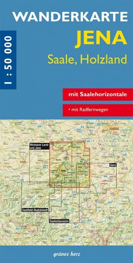 Jena - Saale - Holzland 1 : 50 000 Wanderkarte, Karten