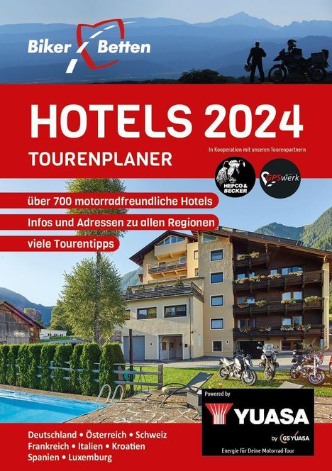 Bikerbetten Hotels 2022, Buch