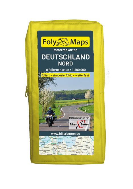 FolyMaps Motorradkarten Deutschland Nord 1 : 300 000, Karten