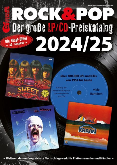 Der große Rock &amp; Pop LP/CD Preiskatalog 2024/25, Buch