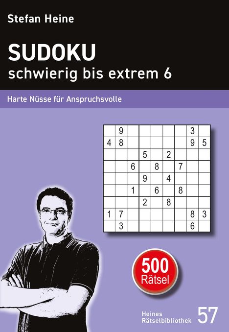 Stefan Heine: Sudoku schwierig bis extrem 6, Buch