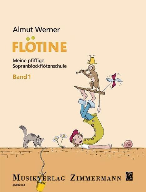 Flötine · Meine pfiffige Sopranblockflötenschule Band 1, Noten