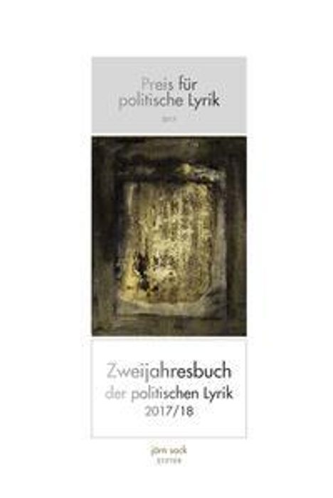 Preis für politische Lyrik 2017, Buch