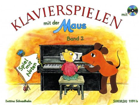 Klavierspielen mit der Maus, Band 2. Spiel mit Noten., Noten