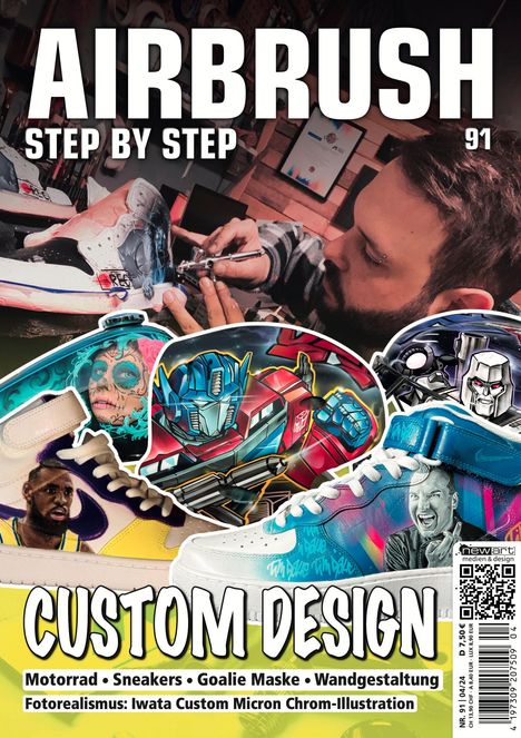 Jürgen Grabowsky: Airbrush Step by Step 91, Buch