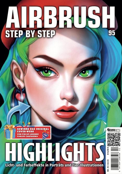 Carlos Cartagena: Airbrush Step by Step 95, Buch