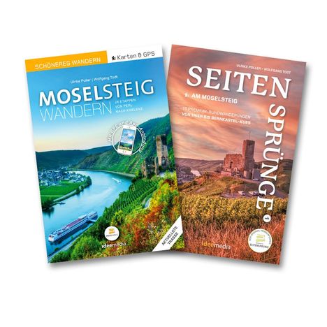 Ulrike Poller: Moselsteig &amp; Seitensprünge Geschenk-Set: Die schönsten Strecken- und Rundwege an der Mosel, Buch