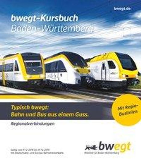 Kursbuch Baden-Württemberg 2020, Buch