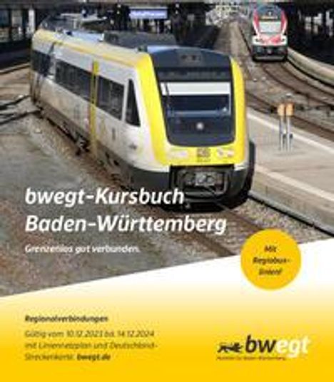 bwegt-Kursbuch Baden-Württemberg 2024, Buch