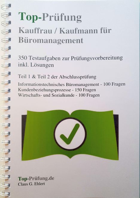 Claus-Günter Ehlert: Top-Prüfung Kauffrau/-mann für Büromanagement, Buch