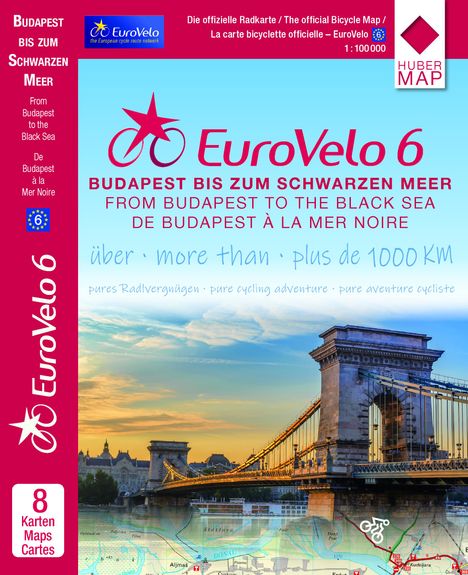 EuroVelo6 (Budapest - Schwarzes Meer) 1:100 000, Buch