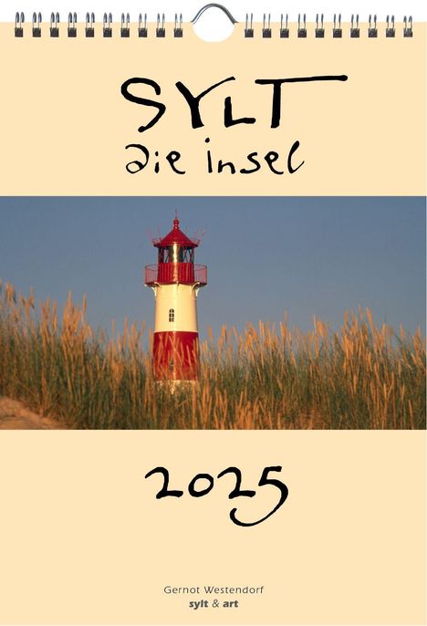 Gernot Westendorf: Sylt-die Insel 2025 A4 Kalender, Kalender