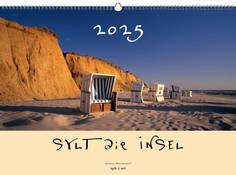 Gernot Westendorf: Sylt-die Insel 2025 Panoramakalender, Kalender