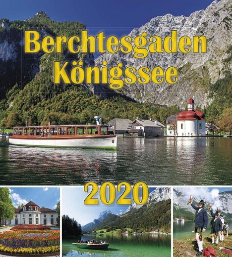 Berchtesgaden Königssee Postkartenkalender 2020, Diverse