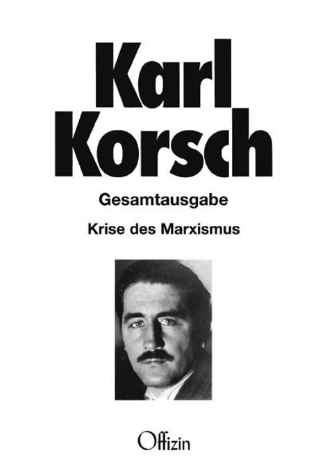 Karl Korsch: Krise des Marxismus, Buch