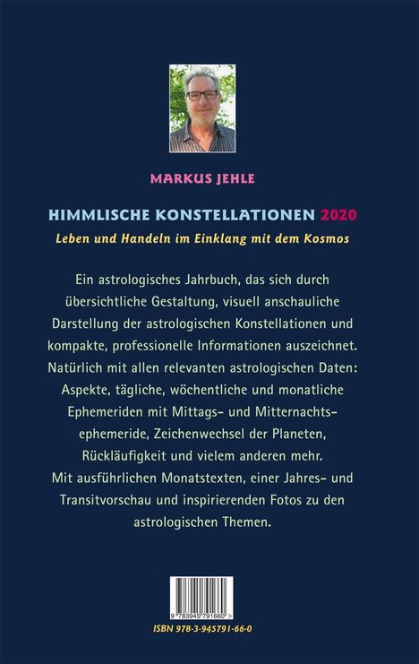Markus Jehle: Himmlische Konstellationen 2020 Astrologisches Jahrbuch, Buch