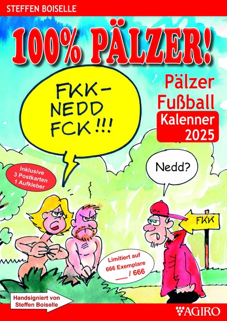 Steffen Boiselle: 100% PÄLZER! Pälzer Fußball Kalenner 2025, Kalender