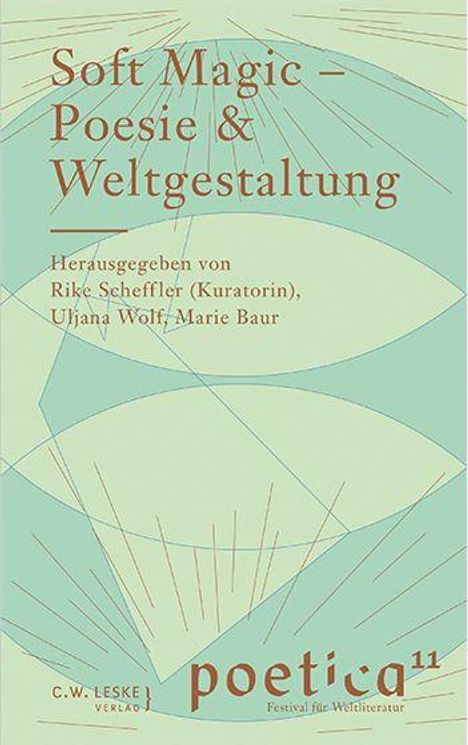 Soft Magic – Poesie & Weltgestaltung. Herausgegeben von Rike Scheffler, Uljana Wolf, Marie Baur. poetica 11.