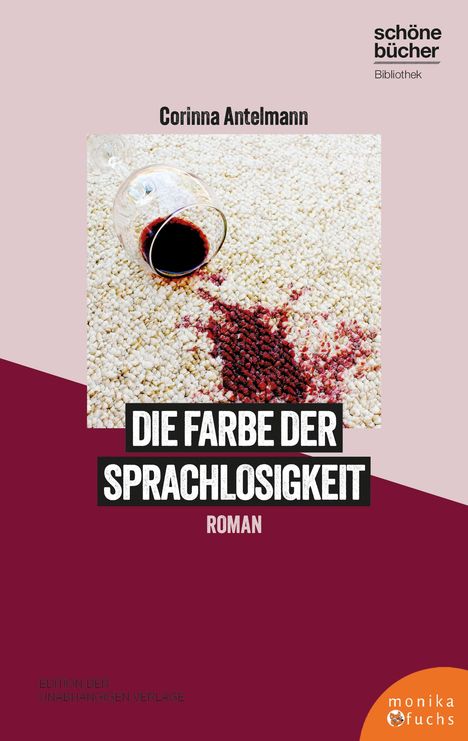 Corinna Antelmann: Die Farbe der Sprachlosigkeit, Buch