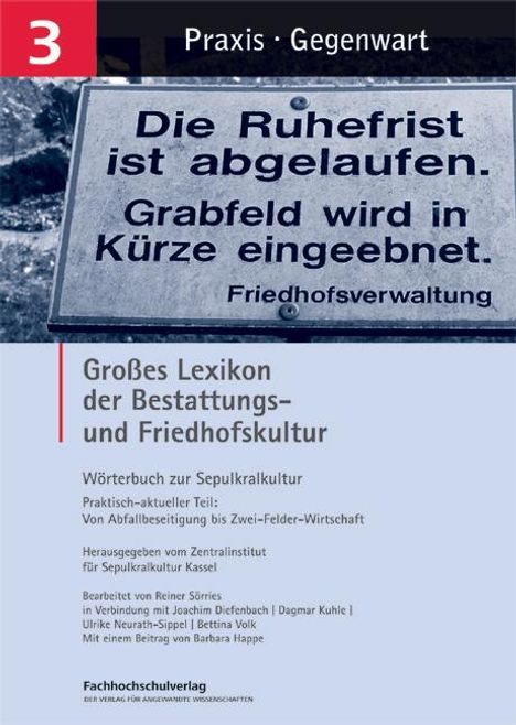 Großes Lexikon der Bestattungs- und Friedhofskultur, Buch