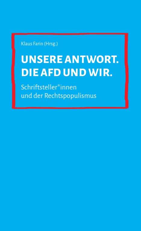 Michael Wildenhain: Unsere Antwort. Die AfD und wir., Buch
