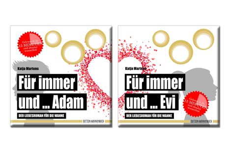 Katja Martens: Für immer und ... Adam / Für immer und ... Evi, 2 Bücher