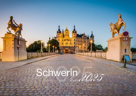 Wandkalender Schwerin 2025, Kalender