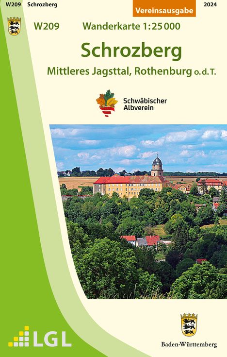 W209 Schrozberg - Mittleres Jagsttal, Rothenburg o.d.T., Karten