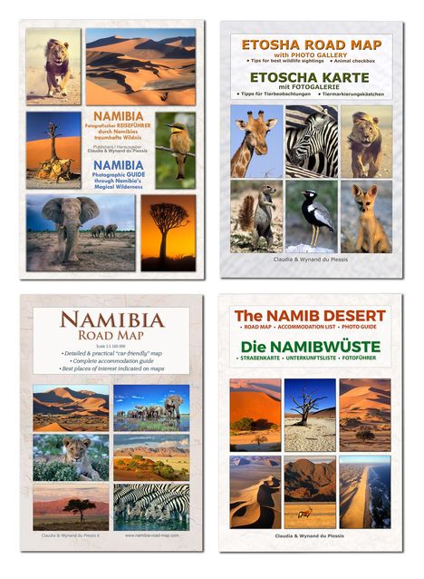 Claudia Du Plessis: Das komplette Kartenset NAMIBIA Plus (4-teilig), Buch