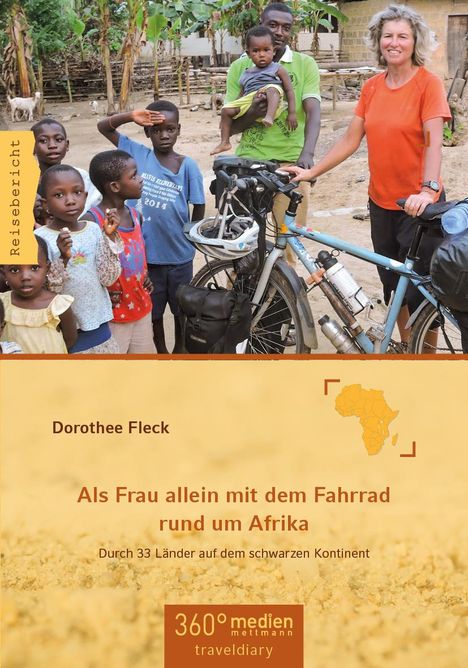 Dorothee Fleck: Als Frau allein mit dem Fahrrad rund um Afrika, Buch
