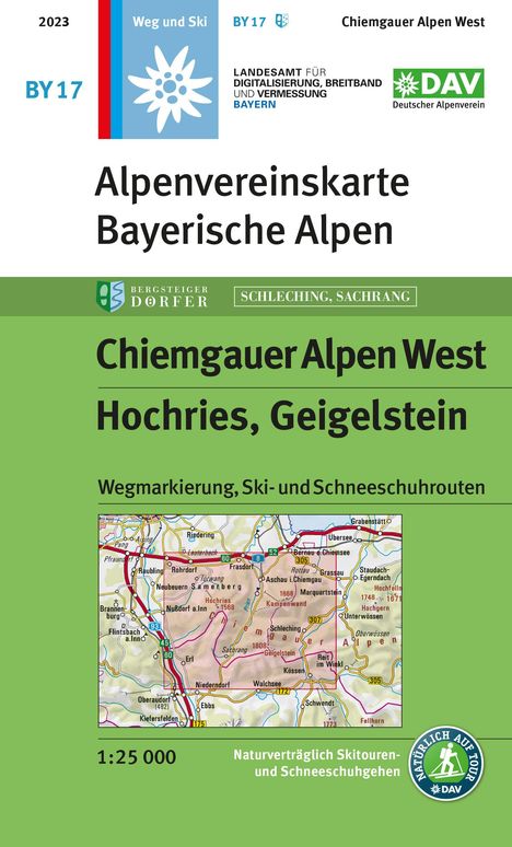 Chiemgauer Alpen West, Hochries, Geigelstein, Karten