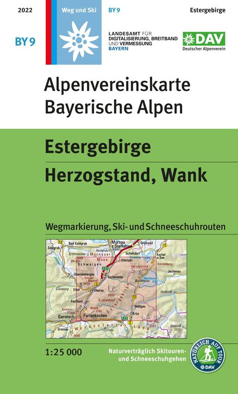 Estergebirge, Herzogstand, Wank, Karten