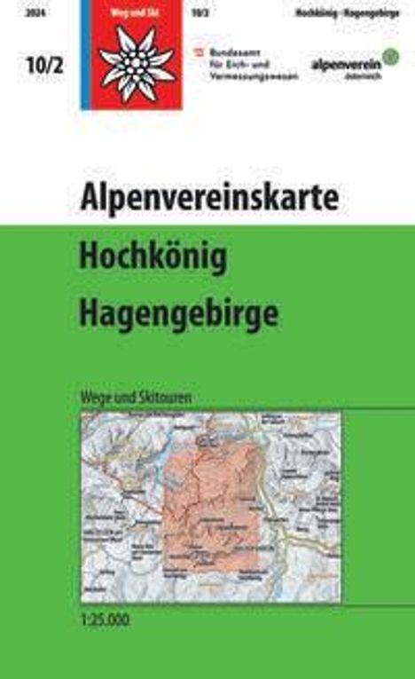 Hochkönig - Hagengebirge, Karten