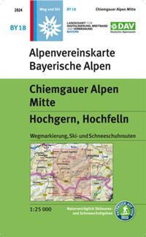 Chiemgauer Alpen Mitte, Hochgern, Hochfelln, Karten