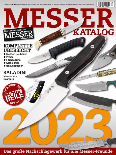 Messer Katalog 2023, Buch
