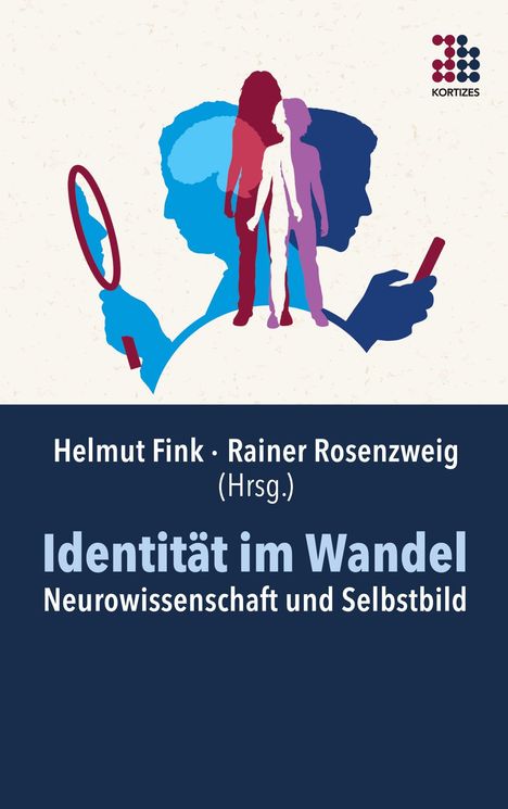 „Helmut Fink, Rainer Rosenzweig (Hrsg.), Identität im Wandel, Neurowissenschaft und Selbstbild.“ 
Schattenrisse von Figuren.