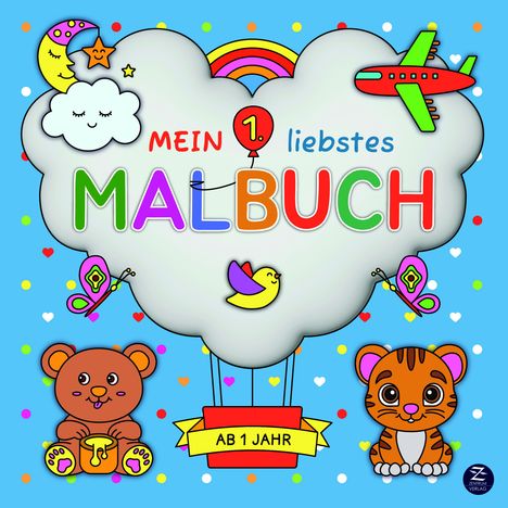 Malbuch ab 1 Jahr: Mein 1. liebstes Malbuch, Buch