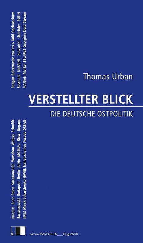 Thomas Urban: Verstellter Blick, Buch
